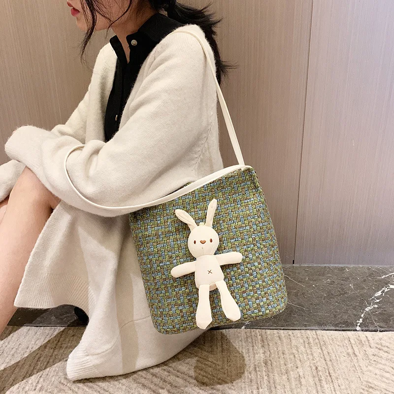 Симпатичная женская сумка новинка 2019 простая на плечо большая вместительность