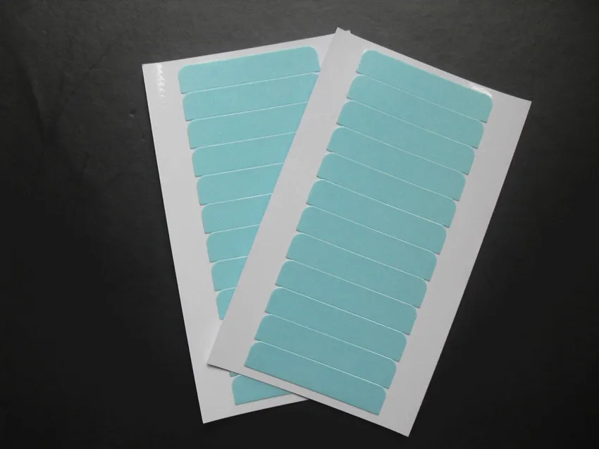 Оптовая продажа 1 лист 12 шт. супер лента для волос 4 см * 0 8 клейкая двухсторонняя