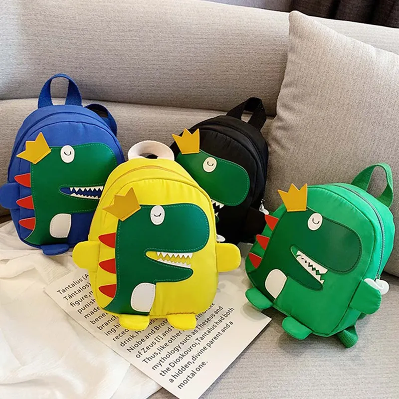 

3D Dinosaur Backpacks Kids Children Satchel Cartoon Animal Schoolbag Cute Shoulder Purse Girls Boys kindergarten Book Bags 2021