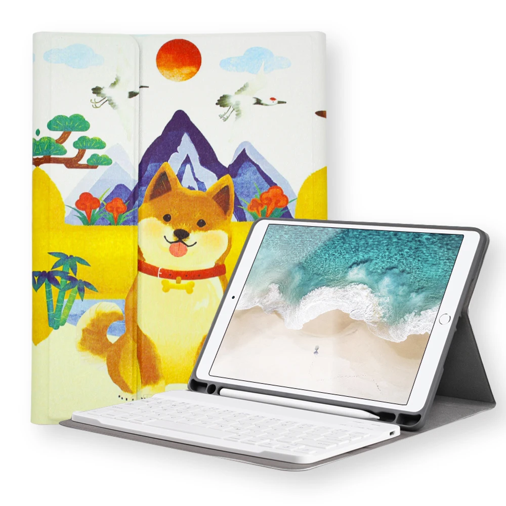 Чехол с Bluetooth-клавиатурой для iPad Air3 2019 Mini5 10 2 дюйма со встроенным держателем