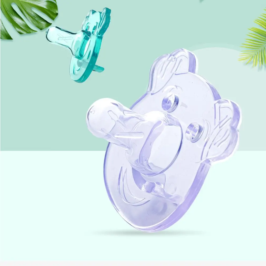 

Piggy Infant Cartoon Pacifier Silicone Round Head Type Pacifier Teething Soother Nipple Feeder For Newborn