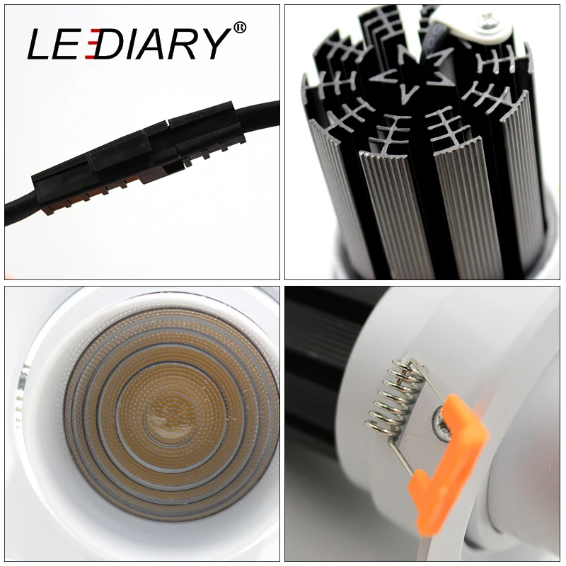 Светодиодный светильник COB круглые потолочные светильники 85-265 в 10 Вт 75 мм С