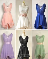 free shipping 2013 fashion womens bandage halter ruffles summer dress chiffon tank dress bridesmaid dresses