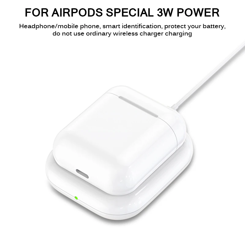 Беспроводное зарядное устройство 2 в 1 для смартфонов AirPods IPhone11/Pro Huawei