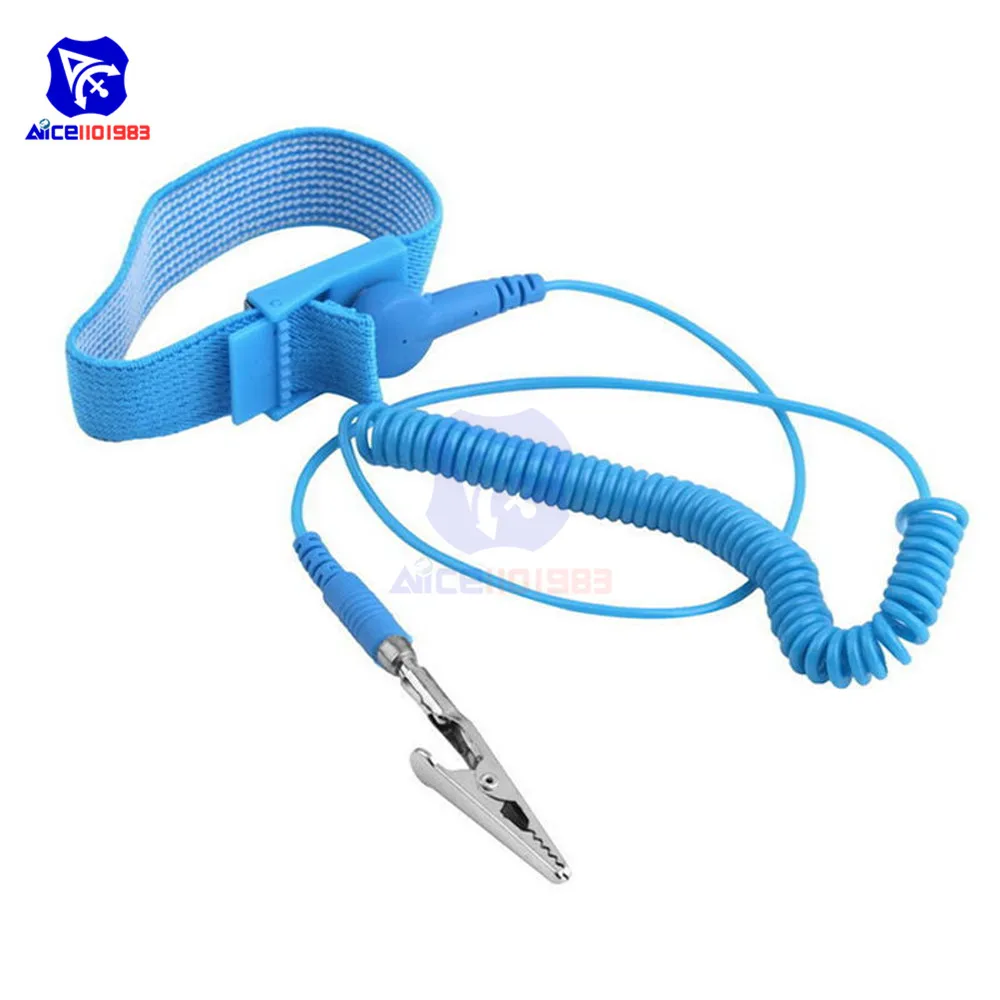 Антистатический браслет diymore с беспроводным зажимом антистатический ESD |