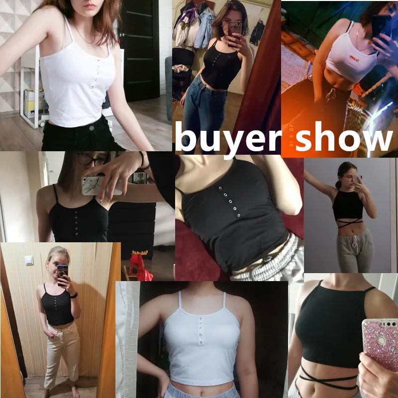 

Summer Women Strap Crop Top Women Sexy Backless Leakage Navel Solid Camisole Sexy Tank Top Tube Top Breathable Crop tops