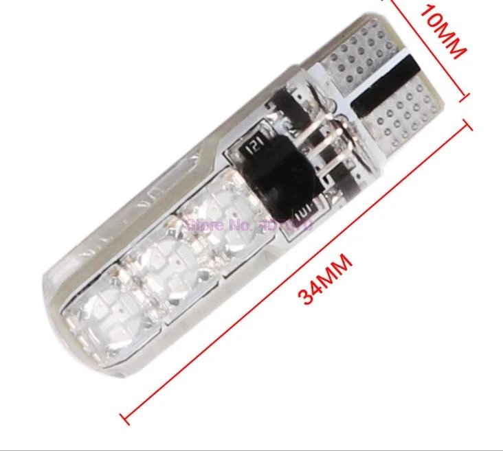 Светодиодная лампа-Стробоскоп T10 100 SMD с дистанционным управлением 5050 комплектов |