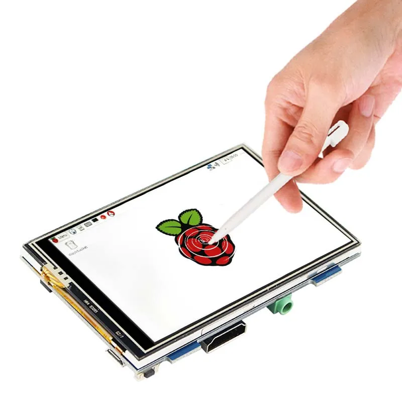3 5 дюйма HDMI интерфейс 480*320 Регулируемый сенсорный экран для Raspberry Pi 3|display hdmi|raspberry
