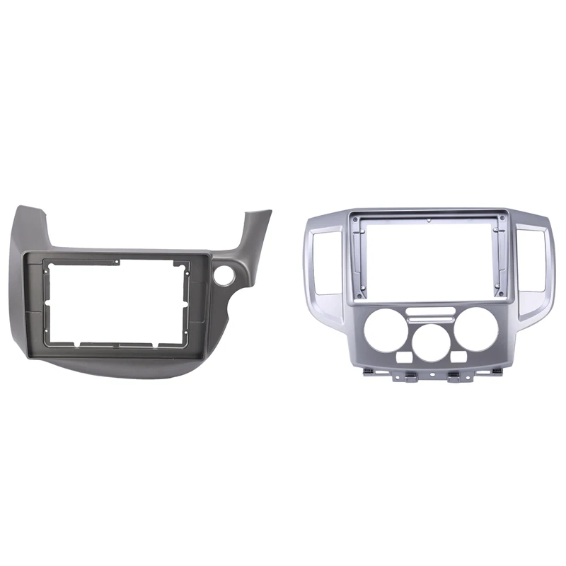 

2 Pcs Car Accessories: 1 Pcs 10.1Inch Car Radio Fascia Frame Dash Panel & 1 Pcs Car Radio Fascia Trim Kit