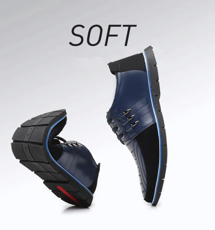 Мужская обувь летние мужские повседневные туфли кожаные лоферы высокого