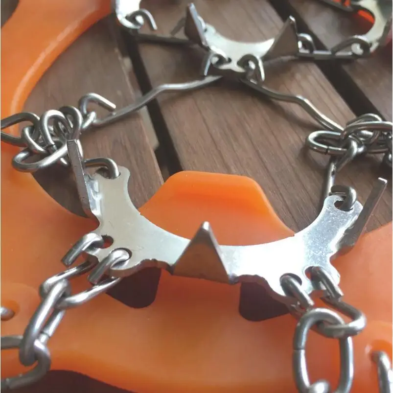 JX784 11 зубчатых скобы Альпинизм наружный 201 из нержавеющей стали лед и снег