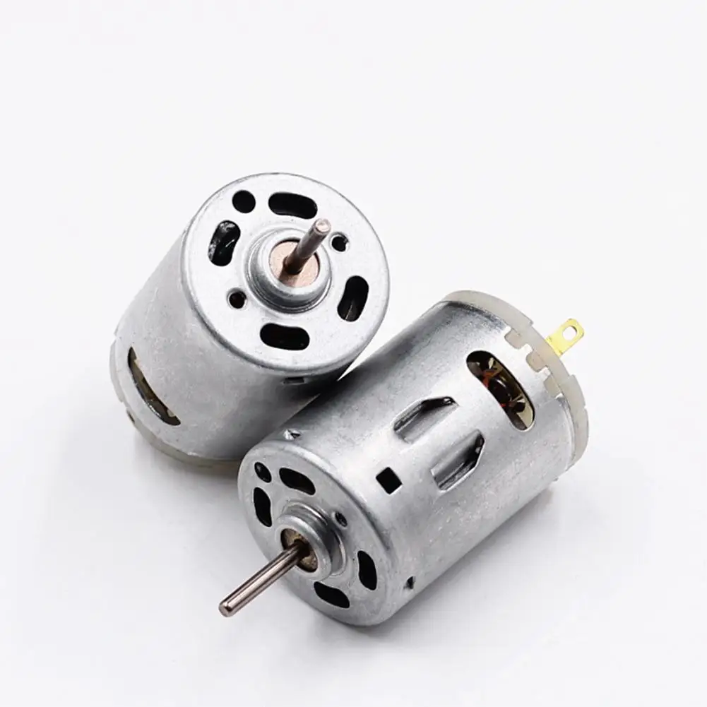 RS-385 12V щеточный двигатель постоянного тока высокоскоростной микро металлический