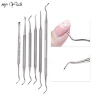 Инструмент для коррекции вросших ногтей, инструмент для ухода за ногтями, нержавеющая сталь