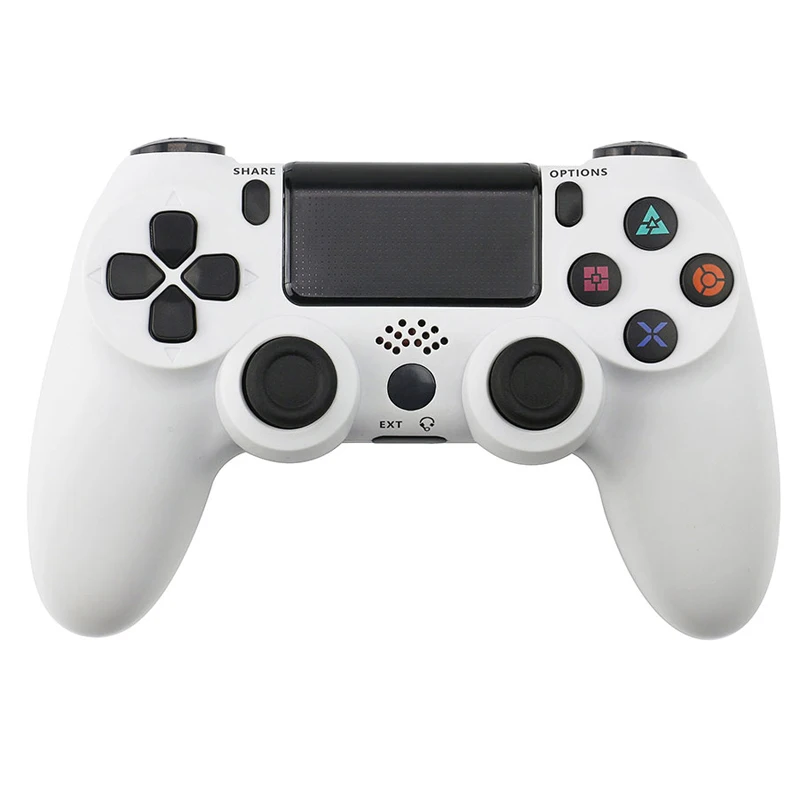 White Беспроводной пульт управления Bluetooth для sony PS4 Геймпад игровые устройства с джойстиком для PS3 консоль для Win 7/8/X - Цвет: White