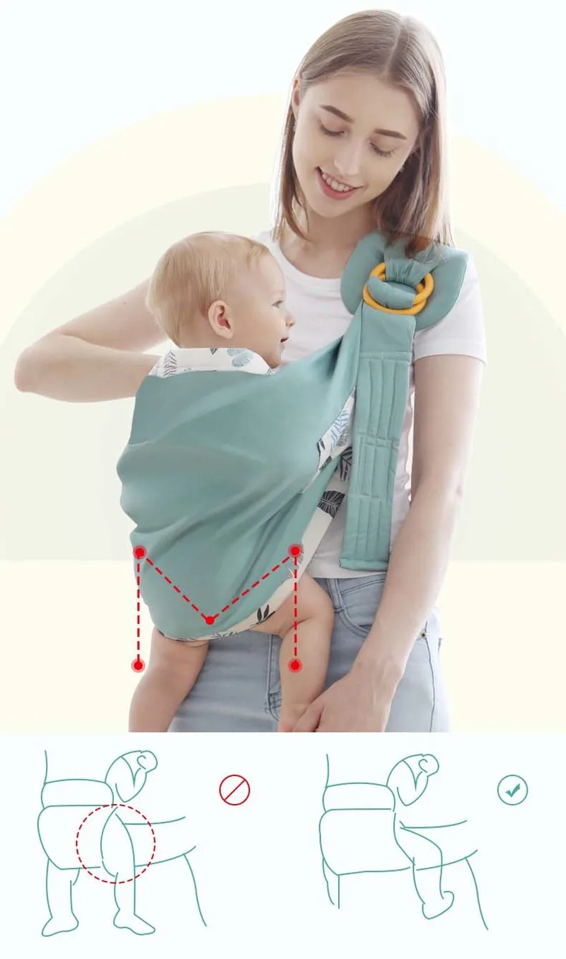 Детские Обёрточная бумага переноска для детей 0-36 месяцев Одежда новорожденных