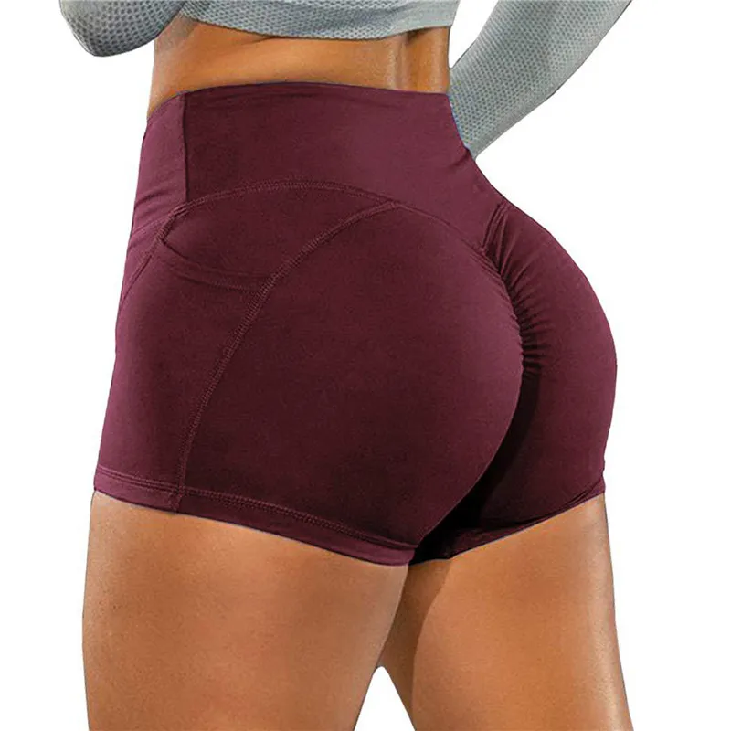 

Летние женские шорты для фитнеса, бесшовные леггинсы с высокой талией, трико пуш-ап для тренировок в тренажерном зале, спортивные шорты для ...