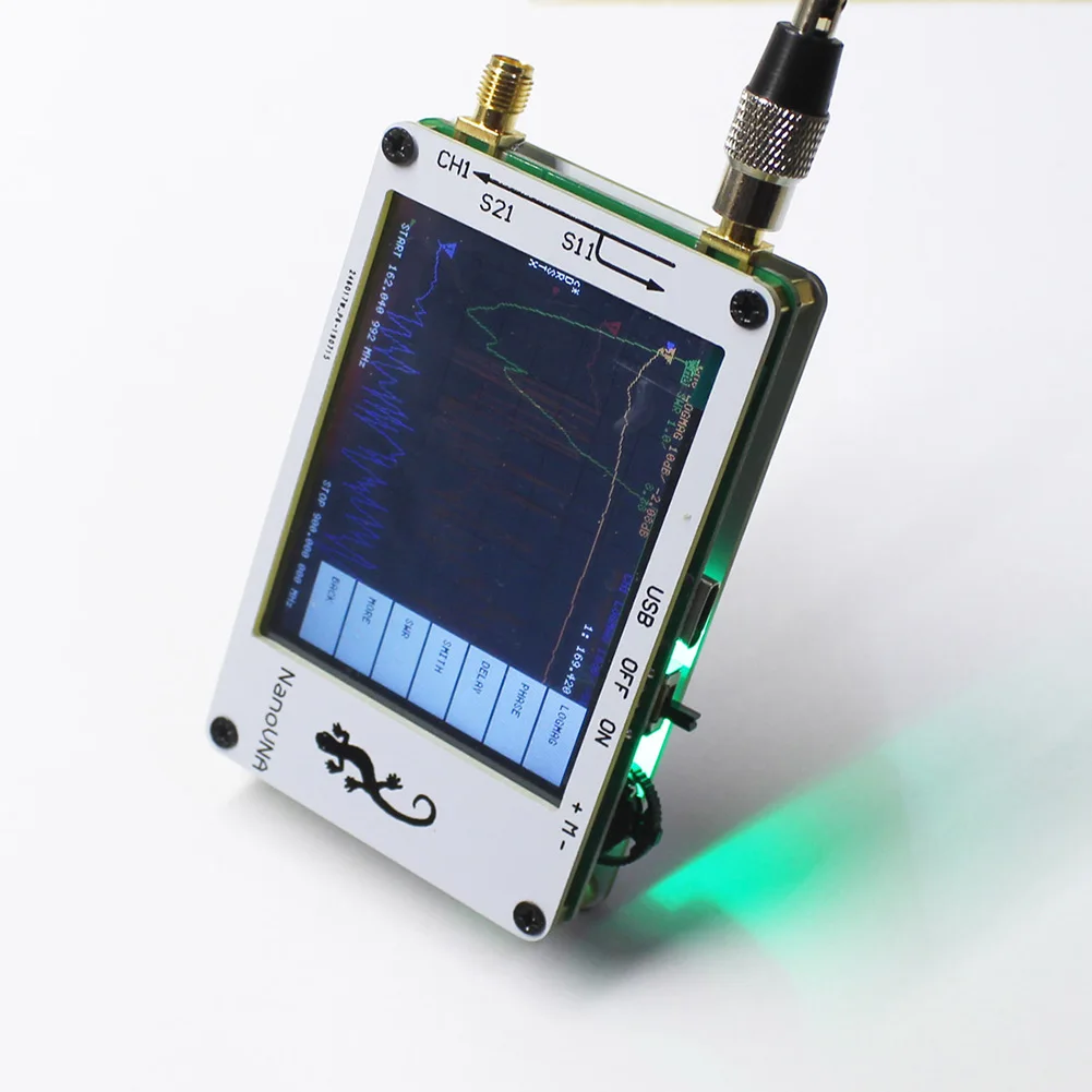 NanoVNA векторный сетевой анализатор цифровой сенсорный экран коротковолновой MF HF