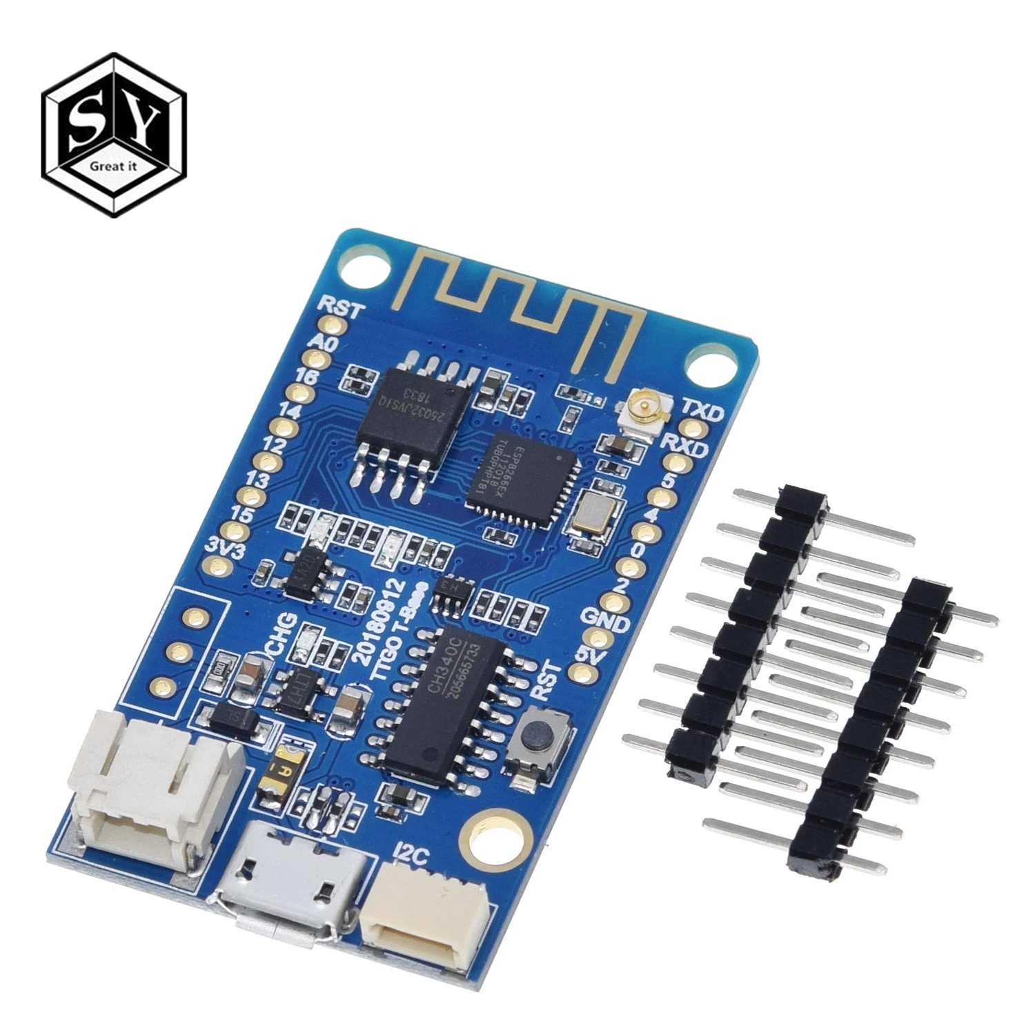 TTGO T-Base ESP8266 WiFi беспроводной модуль 4 Мб флэш-порт 2C для Arduino микропитон NodeMCU