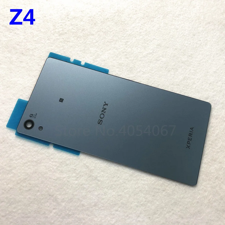Для sony xperia Z4 Z3 Plus Z3+ E6553 E6533 Задняя стеклянная крышка батарейного отсека Замена стеклянного корпуса+ NFC антенна