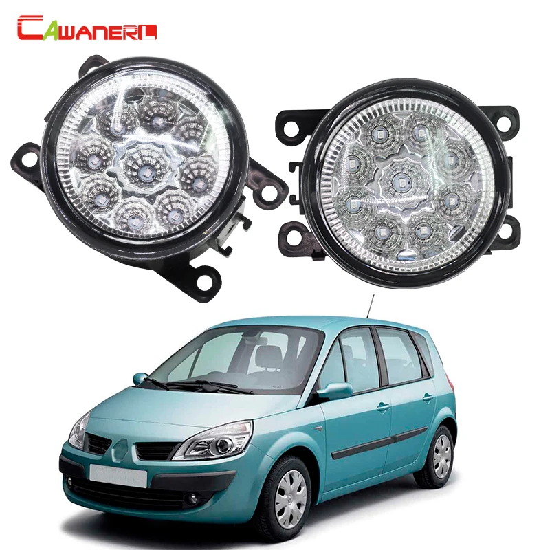 Cawanerl Стайлинг авто светодиодный светильник тумана дневного DRL работающего на