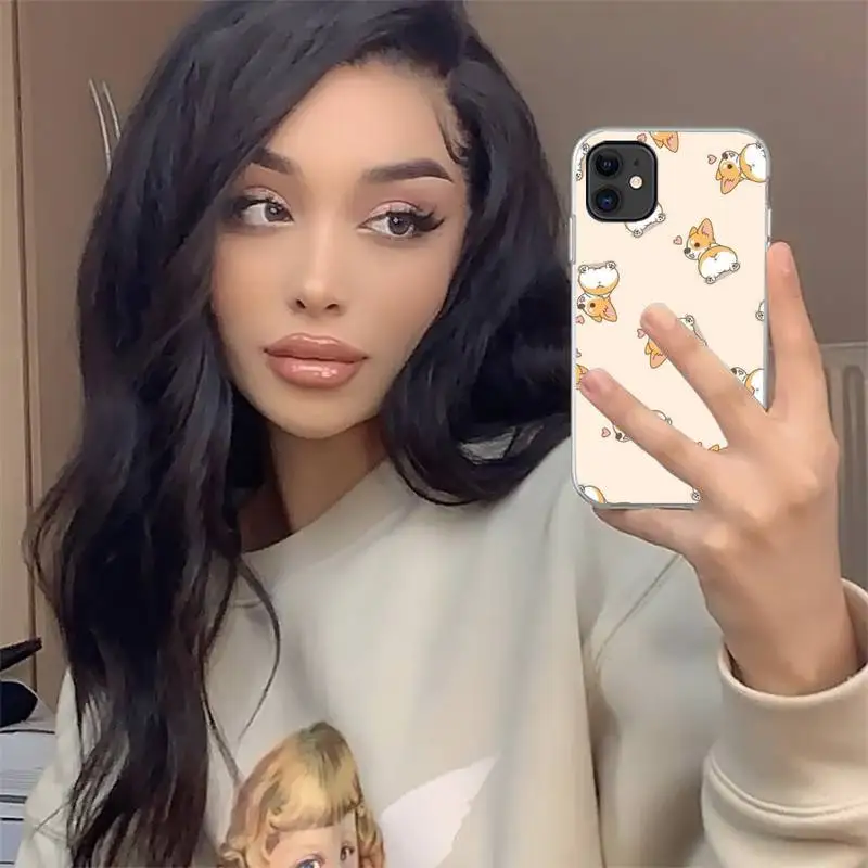 

Cartoon Dog Corgi Cute animal Phone Case For iphone 12 mini 5 5s 5c se 6 6s 7 8 plus x xs xr 11 pro max