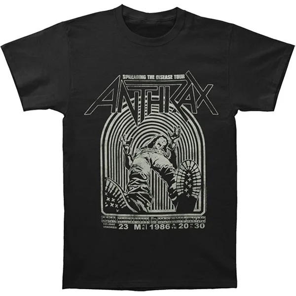 

Anthrax Spreading The Disease Vintage Adult Ss T-Shirt