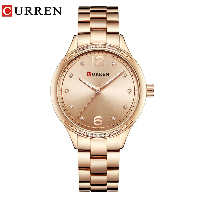 

Fashion Watches Dress Ladies Quartz Watch Women Crystals Full Steel Women's Wristwatches Woman Gifts Clock Saat Relogio Feminino