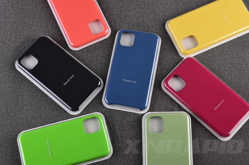 Официальный силиконовый чехол для телефона для Apple iPhone 11 Pro Max чехол для iPhone XR X XS Max 7 8 6 6s Plus с логотипом задняя крышка