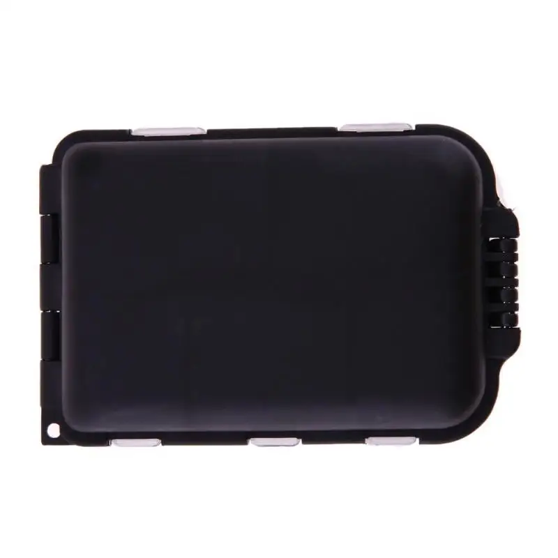 Мини-ящик для рыболовных снастей 10 отделений пластиковый квадратный держатель