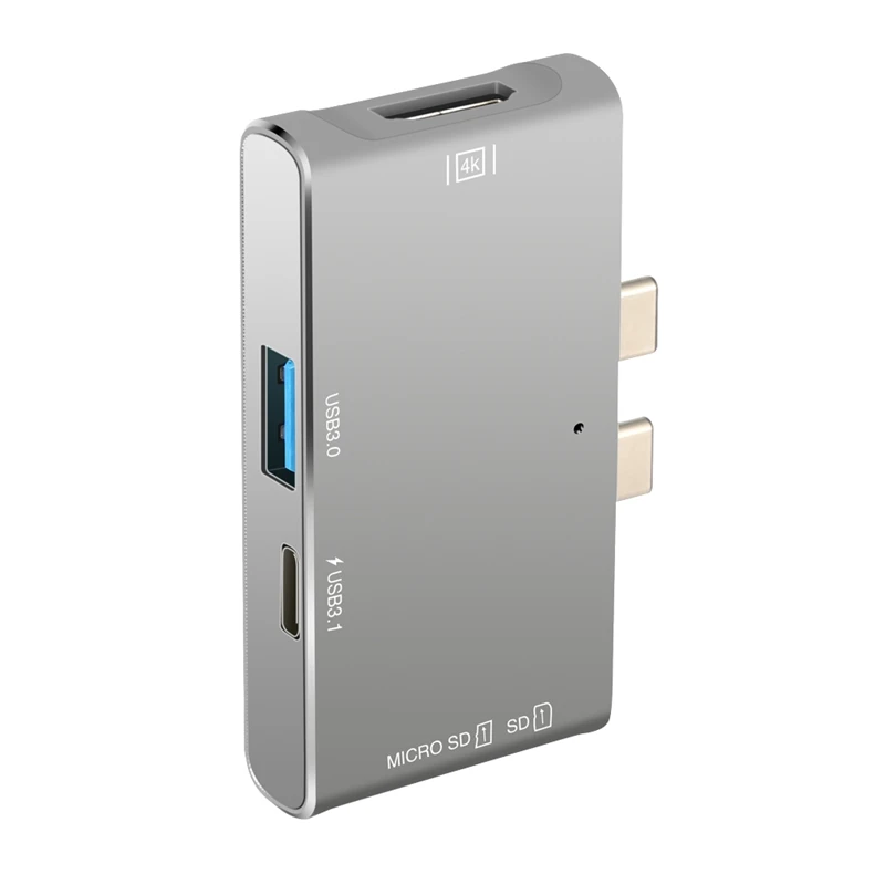 YC212 Многофункциональный 4K USB C Тип USB3.0 USB3.1 адаптер HDTV видео кабель ридер конвертер