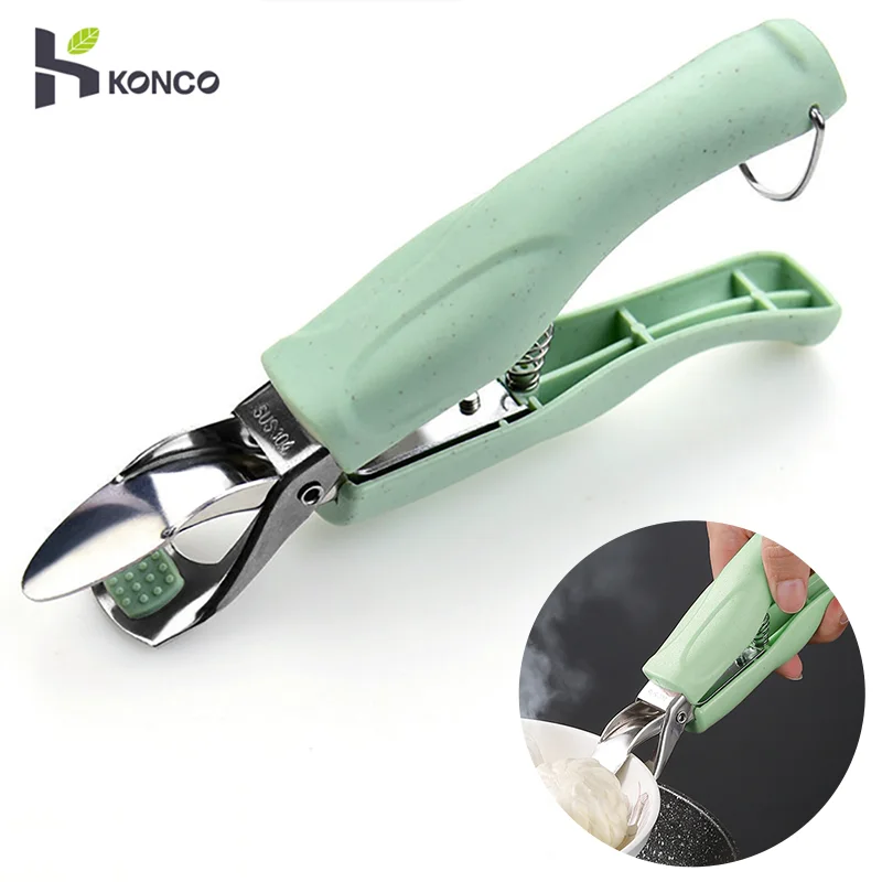 

Konco Bowl clip Dish Clamp Pot Pan Gripper Clip Hot Dish Plate Bowl Clip Tongs Microwave Oven Kitchen Tool Kitchen Accessories