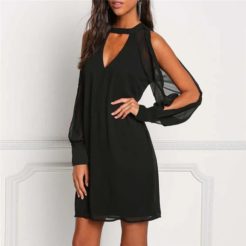 Женское платье сексуальное с v образным вырезом на пуговицах открытой спиной