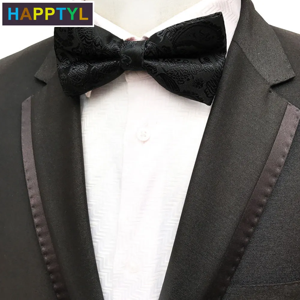 HAPPTYL 1 шт. мужской классический галстук бабочка предварительно завязанный