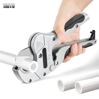 taitu pipe cutter 42mm pipe shears pvcppr hose plastic pipes cutter aluminum alloy ratchet scissors plumbing manual hand tools