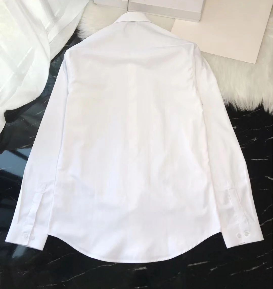 

DUYOU Mens Cotton Shirt Men Dress Shirt Men Striped Embroidery Animal High Quality Slim Fit Casual Shirts DY2292
