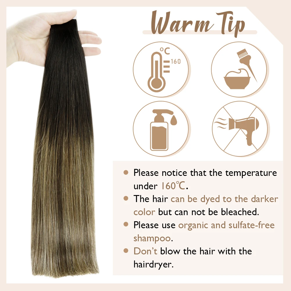 100% натуральные волосы Remy для наращивания на ленте незаметные бесшовные Omber блонд