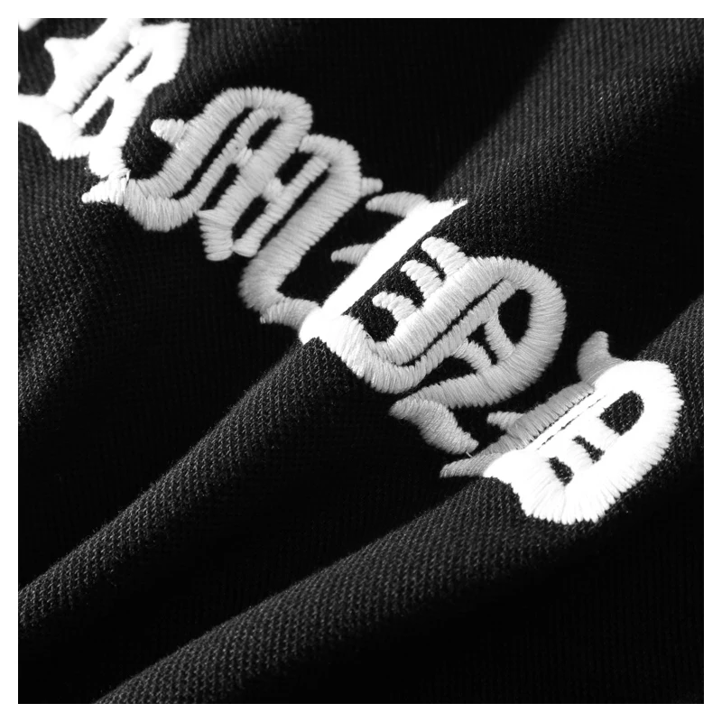 

mastermind japan New Sports Leisure 1:1 high quality girls MMJ Japanese style street embroidered skull lapel T-shirt for women