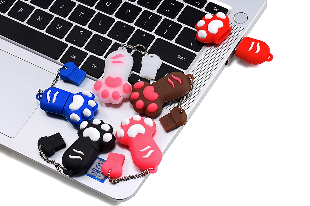 JASTER модная флеш-карта с когтями кота из мультфильма usb карта памяти 32 ГБ/16 ГБ/8 ГБ/4 ГБ usb 2,0 карта памяти модная память
