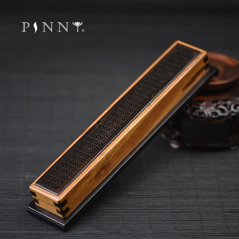 Пинни деревянные ладана горелка резной держатель для ароматических палочек