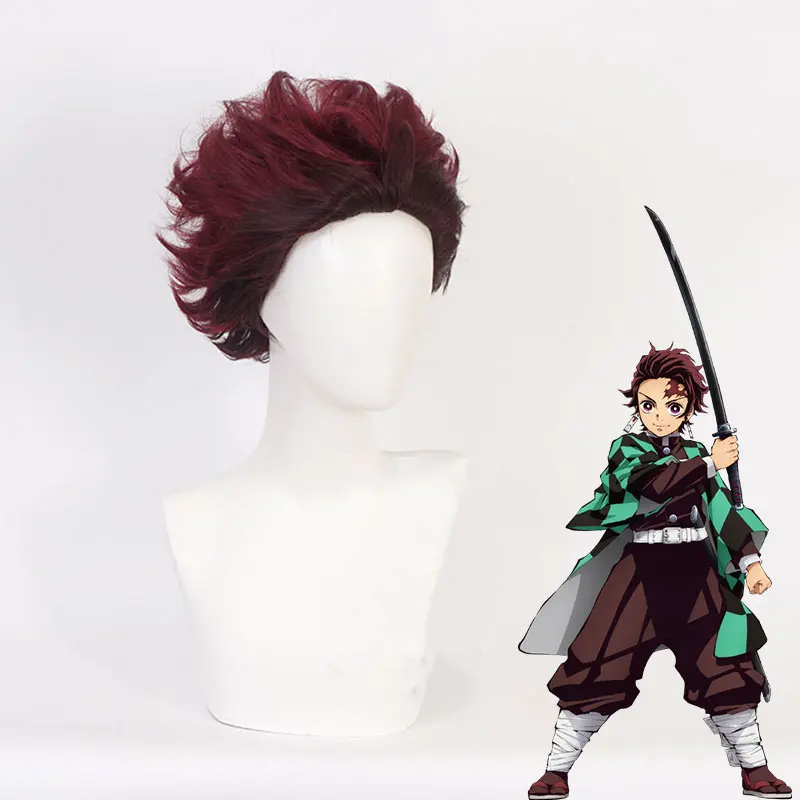 Coshome аниме демон Slayer Kimetsu no Yaiba Agatsuma Zenitsu парик косплей короткие желтые градиентные