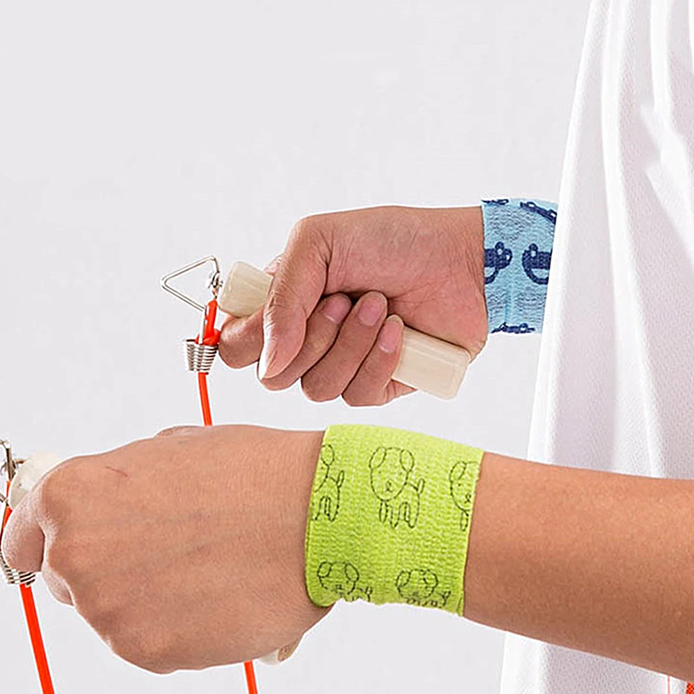 

Portable Non Woven Fitness Waterproof Printed Sports Emergency Outdoor Easy Apply Self Adhesive Elastic Bandage