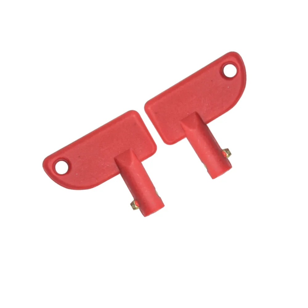 

2Pcs Replacement Spare Key Battery Cut Off Isolator Switch Car Power Switch Key