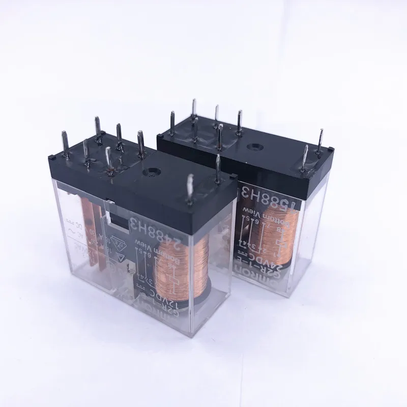 

10 шт./лот 100% оригинальное новое реле G2R-2-12VDC G2R-1-24VDC 12V 24V G2R 2 8PIN 5A 2 on 2 off