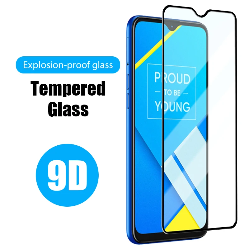 Защитное стекло для Realme C3(3 камеры) C2 C11 C12 C15 C17 защитное пленка Narzo 10A 20 Pro 20A 9D |