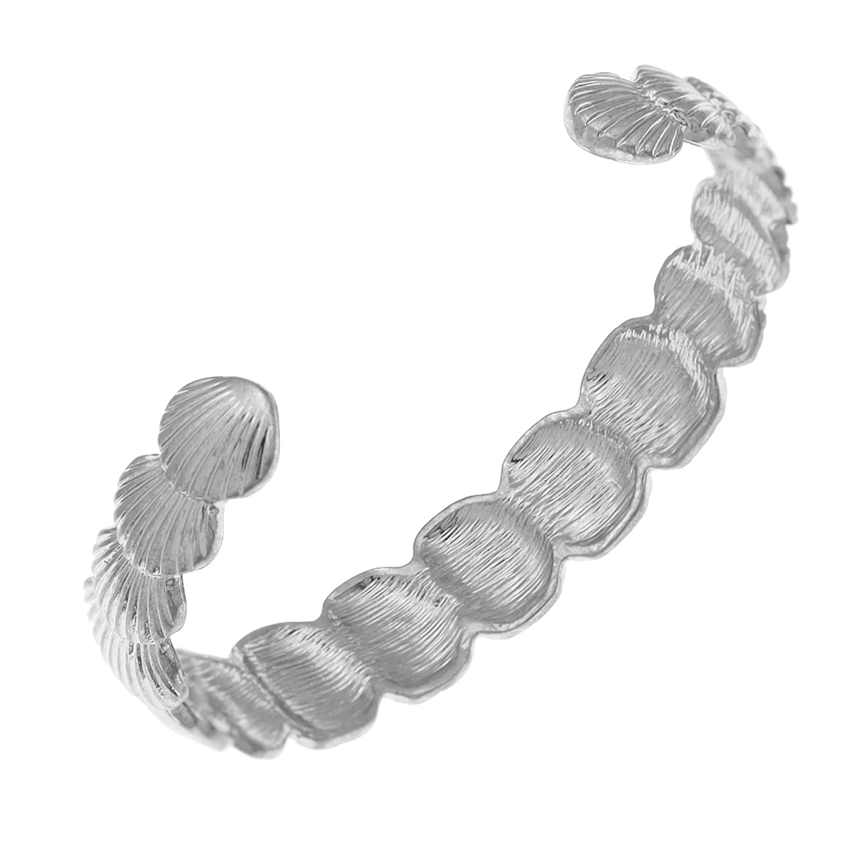 Браслет-манжета женский в виде морской раковины из металла Открытый браслет для