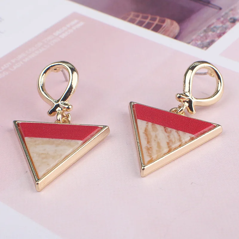 2019 Модные Простые геометрические металлические серьги ручной работы популярные