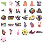 BLM черные Волшебные подвески для девочек для обуви, аксессуары для сабо, обуви, украшение, меланин, женское барбекю