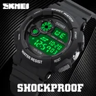 SKMEI 1718 военные спортивные часы люксовый бренд часы для мужчин светящийся хронограф цифровые наручные часы 50 м водонепроницаемые часы