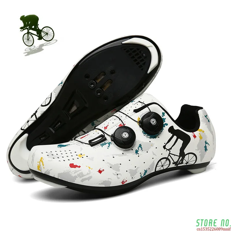

Road Bike Shoes New Cycling Shoes Men Professional Sport Zapatillas Ciclismo Mtb Mountain Footwear Self-Locking Bicycle Sneakers