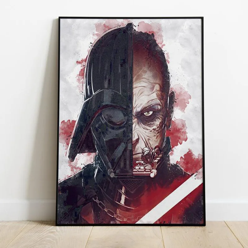 С принтами &quotMarvel&quot &quotМстители&quot &quotЗвездные войны&quot фильм рисунок на холсте